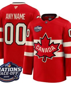 Canada 4 Nations Face-Off 2025 Premium Custom Jersey - All Stitched