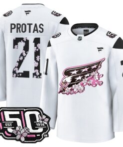 Men Washington Capitals 50th Anniversary Cherry Blossom Premium Jersey - All Stitched 61 174133387900a35a9308