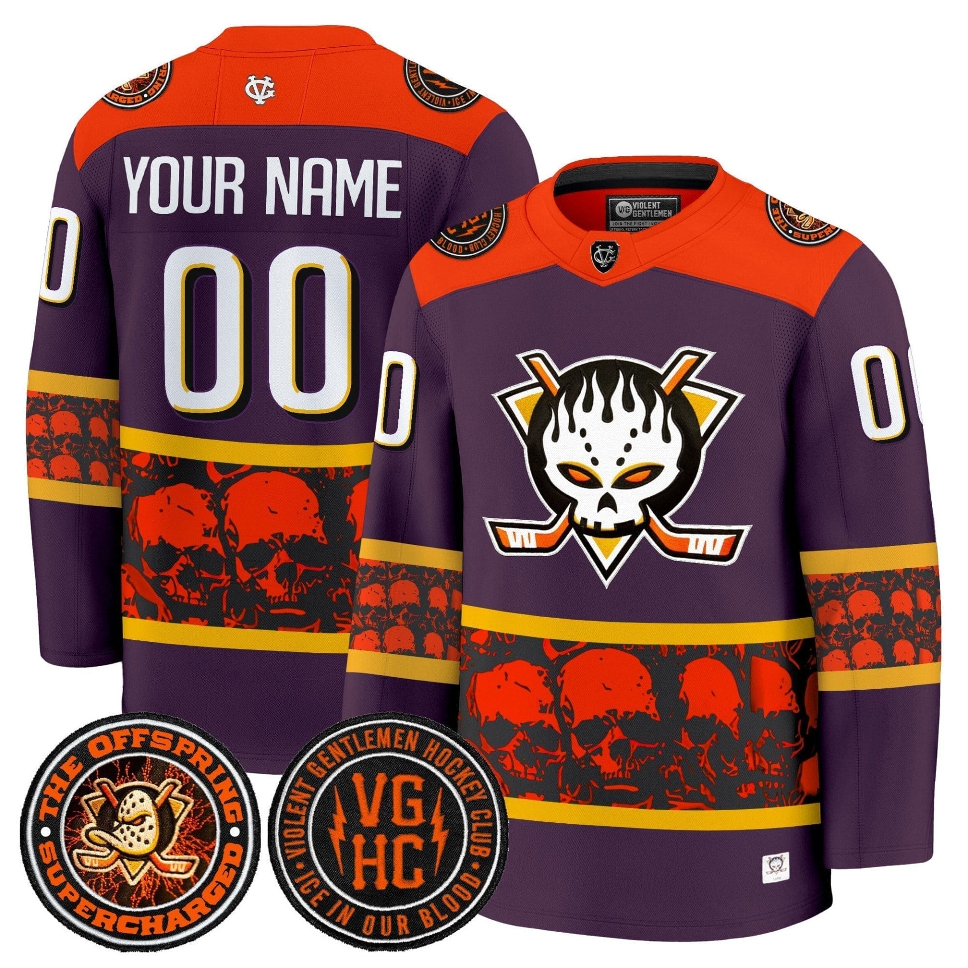Anaheim Ducks Offspring 2025 Premium Custom Jersey - All Stitched 4 Anaheim Ducks Offspring 2025 Premium Custom Jersey - All Stitched - Image 4