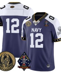 Navy Midshipmen Lacrosse Jolly Rogers Vapor Limited Jersey - All Stitched