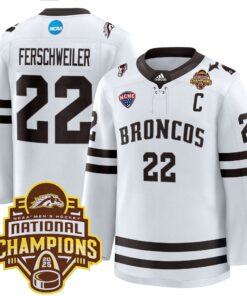 Men Western Michigan Broncos 2025 National Champions Patch Premium Jersey - All Stitched 44 1744796676255