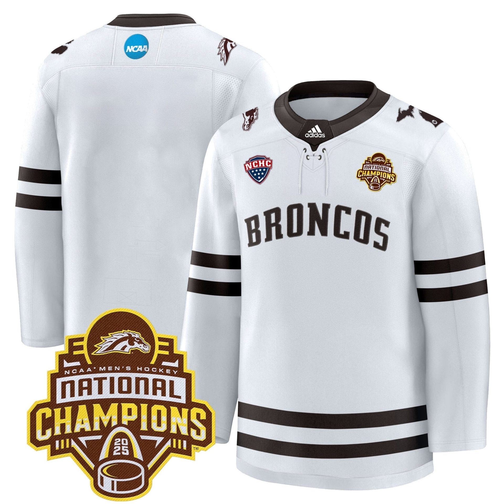 Men Western Michigan Broncos 2025 National Champions Patch Premium Jersey - All Stitched 24 Men Western Michigan Broncos 2025 National Champions Patch Premium Jersey - All Stitched - Image 24