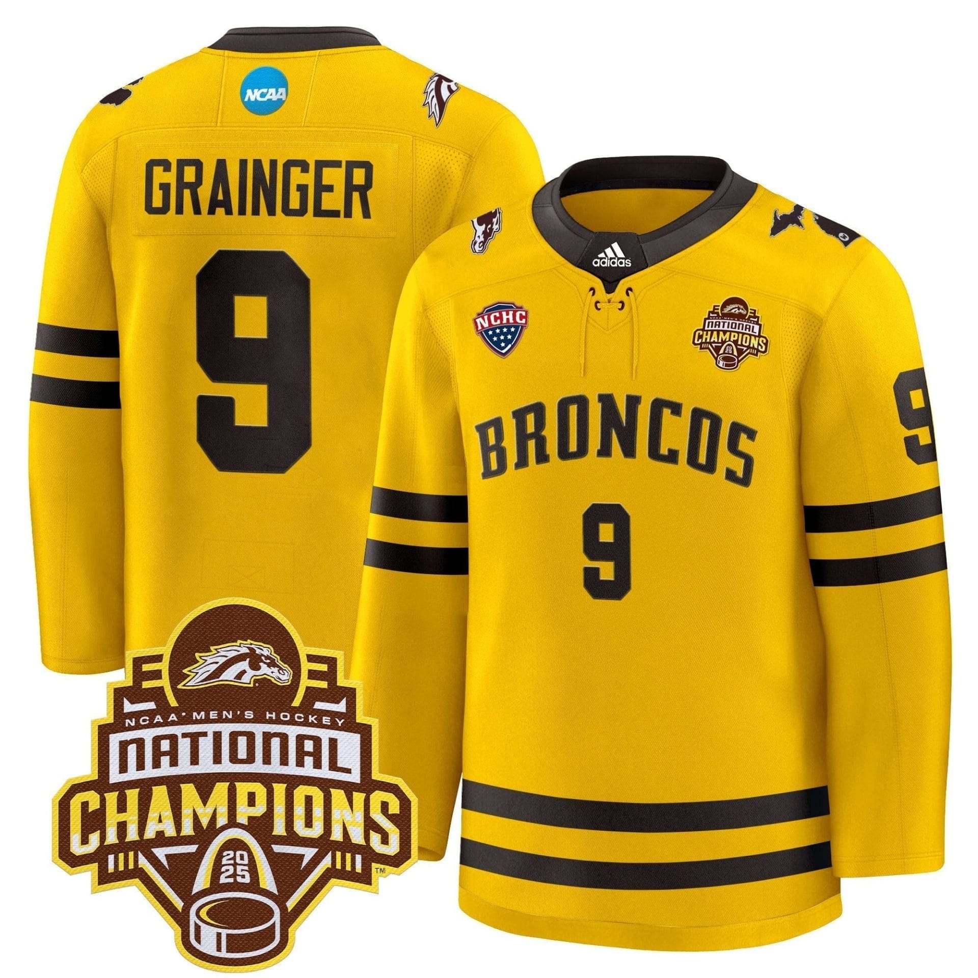 Men Western Michigan Broncos 2025 National Champions Patch Premium Jersey - All Stitched 15 Men Western Michigan Broncos 2025 National Champions Patch Premium Jersey - All Stitched - Image 15