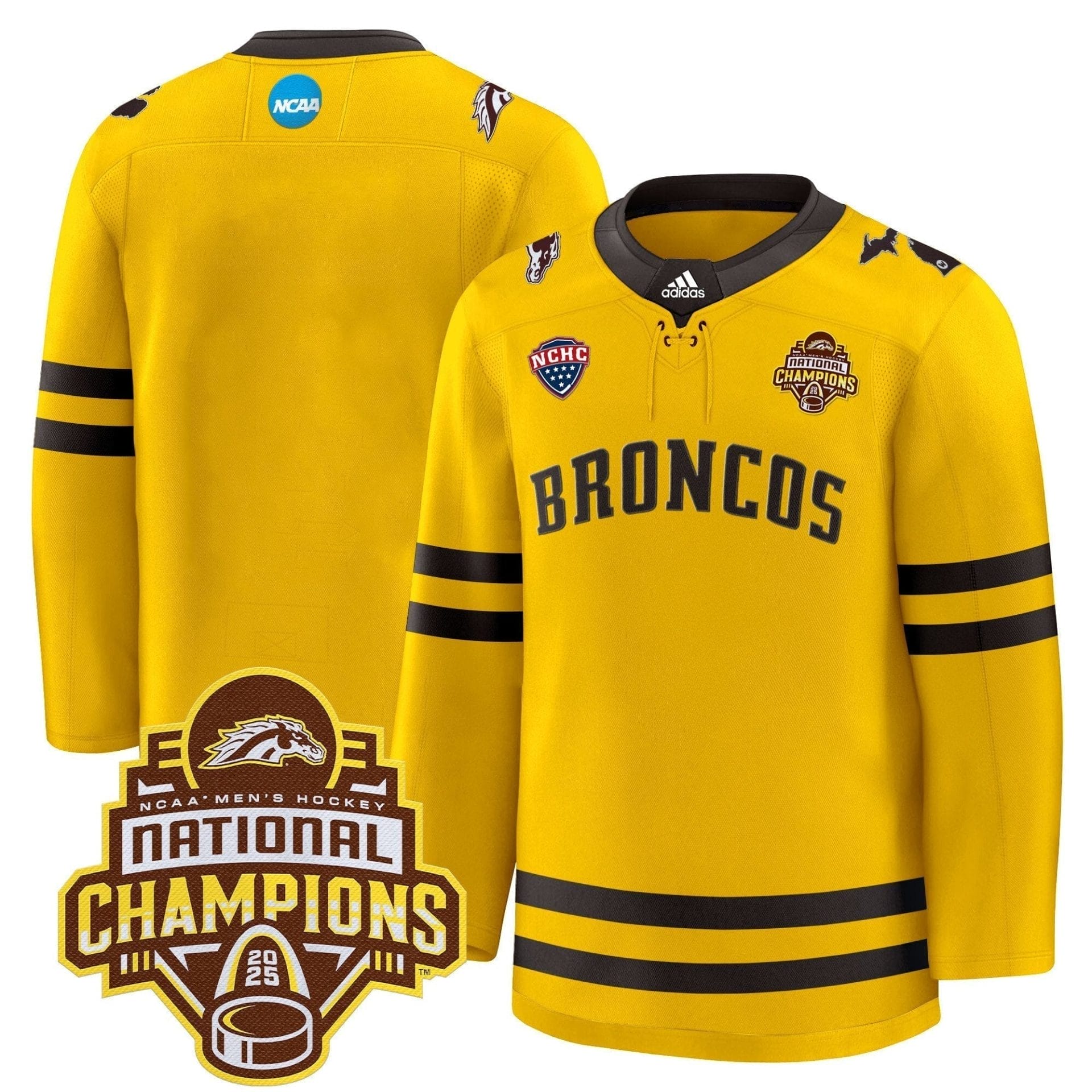 Men Western Michigan Broncos 2025 National Champions Patch Premium Jersey - All Stitched 17 Men Western Michigan Broncos 2025 National Champions Patch Premium Jersey - All Stitched - Image 17