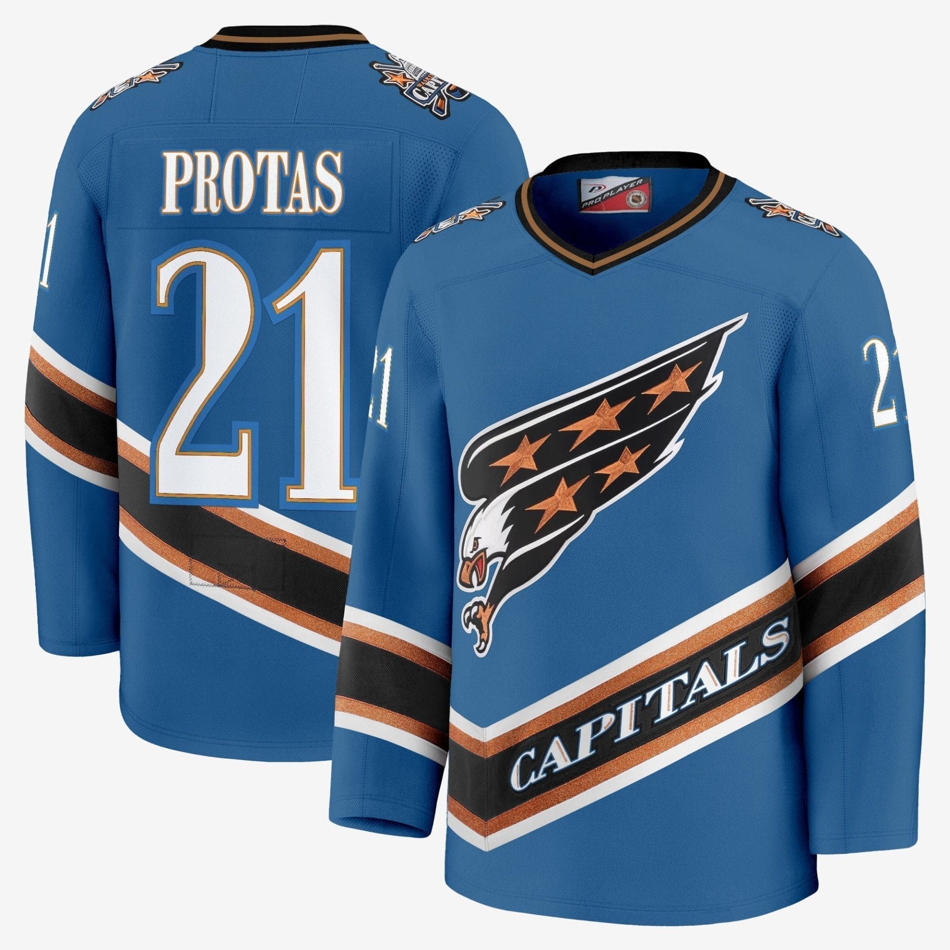 Men Washington Capitals Screaming Eagle Jersey Collection (1995-2024) - All Stitched 18 Men Washington Capitals Screaming Eagle Jersey Collection (1995-2024) - All Stitched - Image 18