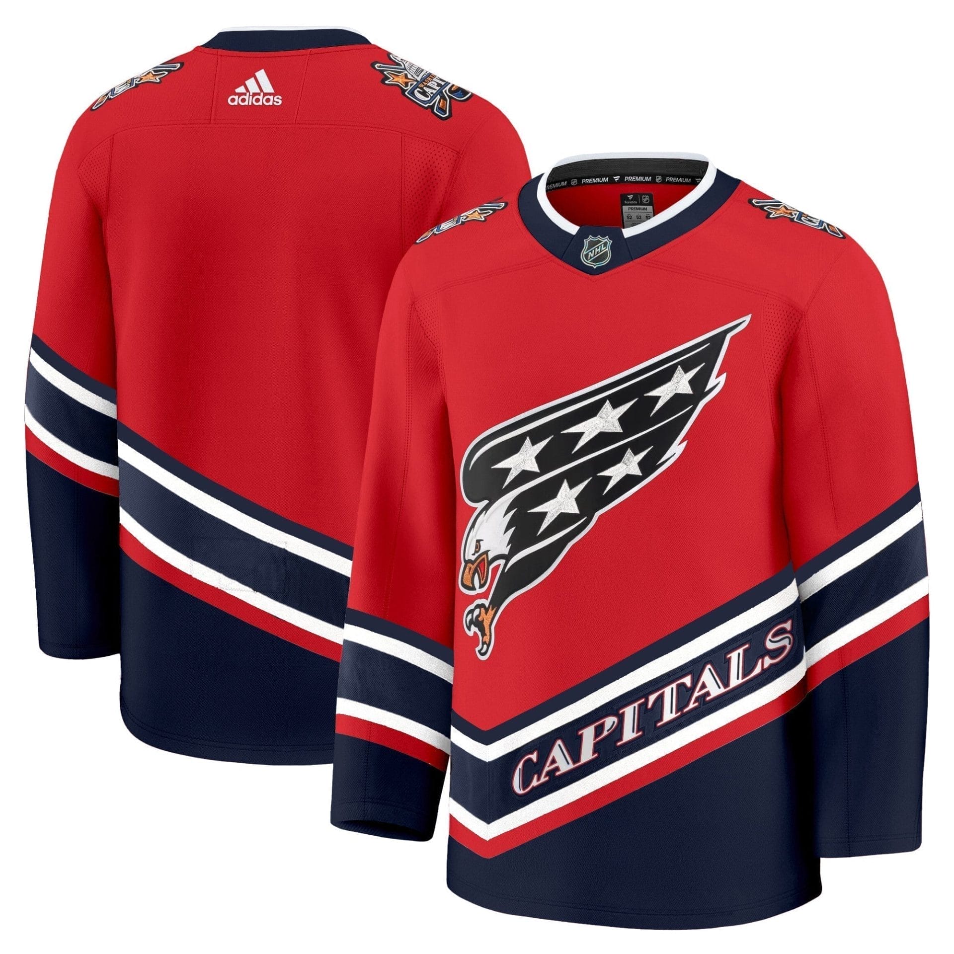 Men Washington Capitals Screaming Eagle Jersey Collection (1995-2024) - All Stitched 27 Men Washington Capitals Screaming Eagle Jersey Collection (1995-2024) - All Stitched - Image 27
