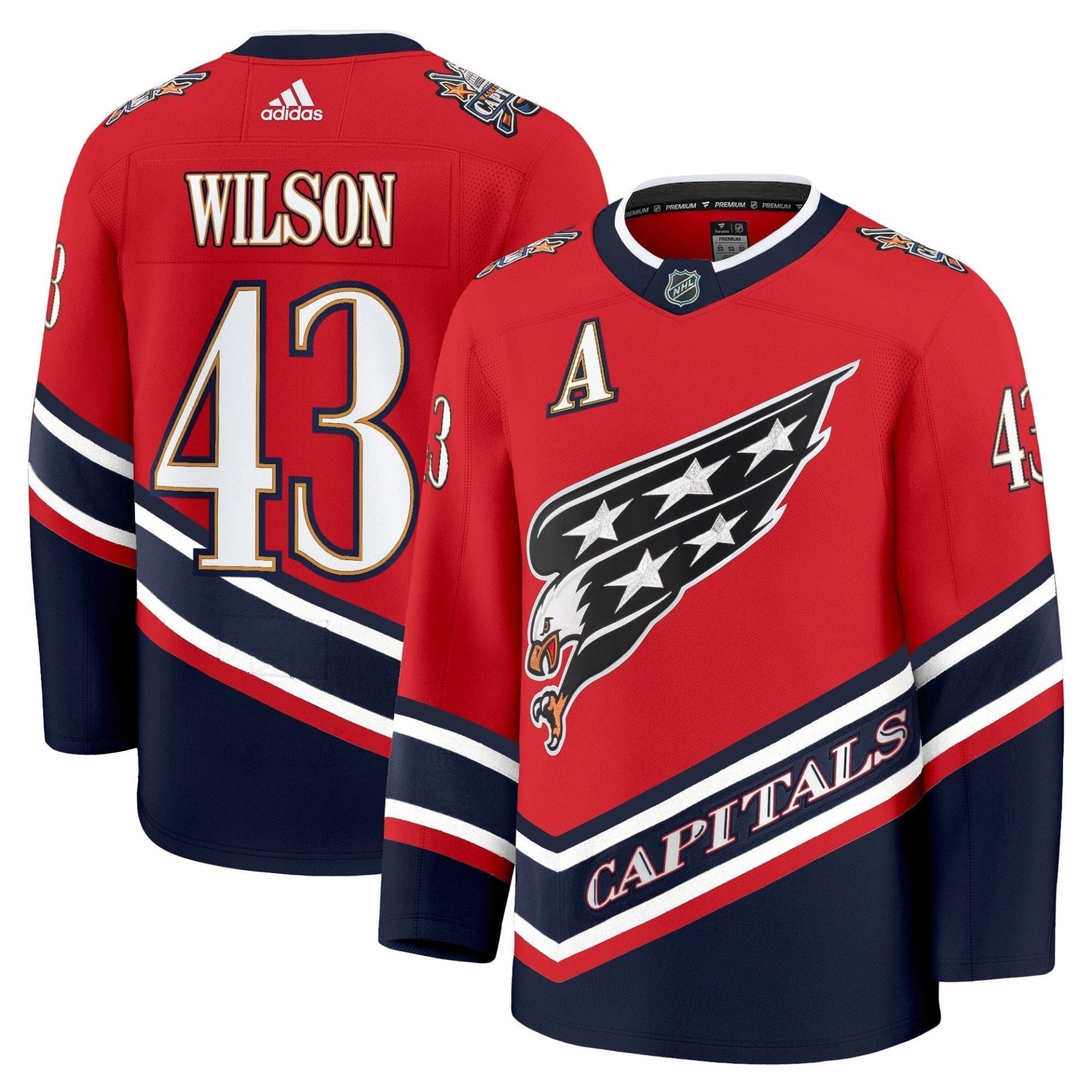 Men Washington Capitals Screaming Eagle Jersey Collection (1995-2024) - All Stitched 25 Men Washington Capitals Screaming Eagle Jersey Collection (1995-2024) - All Stitched - Image 25