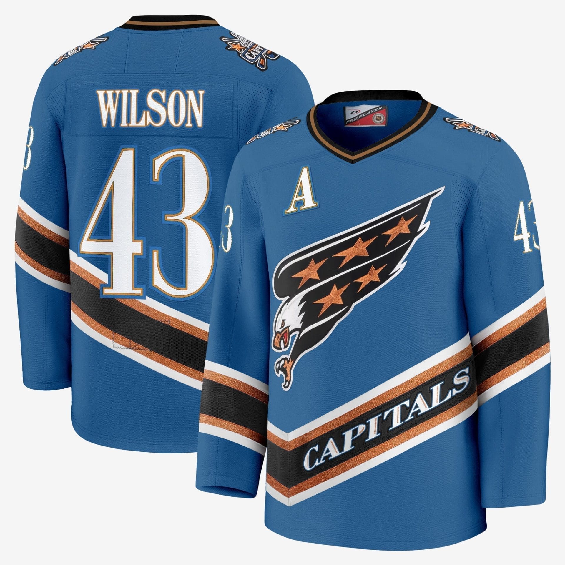Men Washington Capitals Screaming Eagle Jersey Collection (1995-2024) - All Stitched 19 Men Washington Capitals Screaming Eagle Jersey Collection (1995-2024) - All Stitched - Image 19