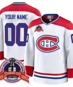 Montreal Canadiens Timeless Premium Custom Jersey - All Stitched