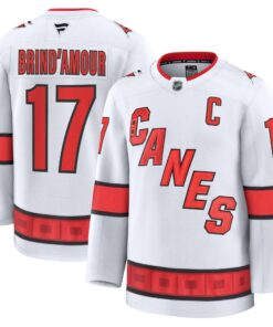 Alternative view of Carolina Hurricanes 2025 - 26 Premium Jersey - All Stitched