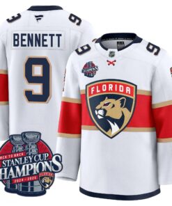 Florida Panthers 2025 Stanley Cup B2B Champions Jersey N1 - All Stitched 41 1750306974447