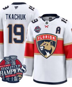 Florida Panthers 2025 Stanley Cup B2B Champions Jersey N1 - All Stitched 46 1750306976006