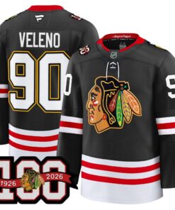 Chicago Blackhawks 100th Anniversary Premium Jersey - All Stitched 44 17511076730e36579b7f