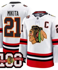 Chicago Blackhawks 100th Anniversary Premium Jersey - All Stitched 37 1751107673f6686ddccf