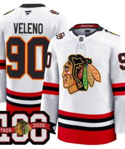 Chicago Blackhawks 100th Anniversary Premium Jersey - All Stitched 36 17511076742defa4e8c6