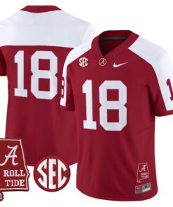 Alabama Crimson Tide Throwback Vapor Limited Jersey - Alabama Map - All Stitched 55 1753409239865e590b36
