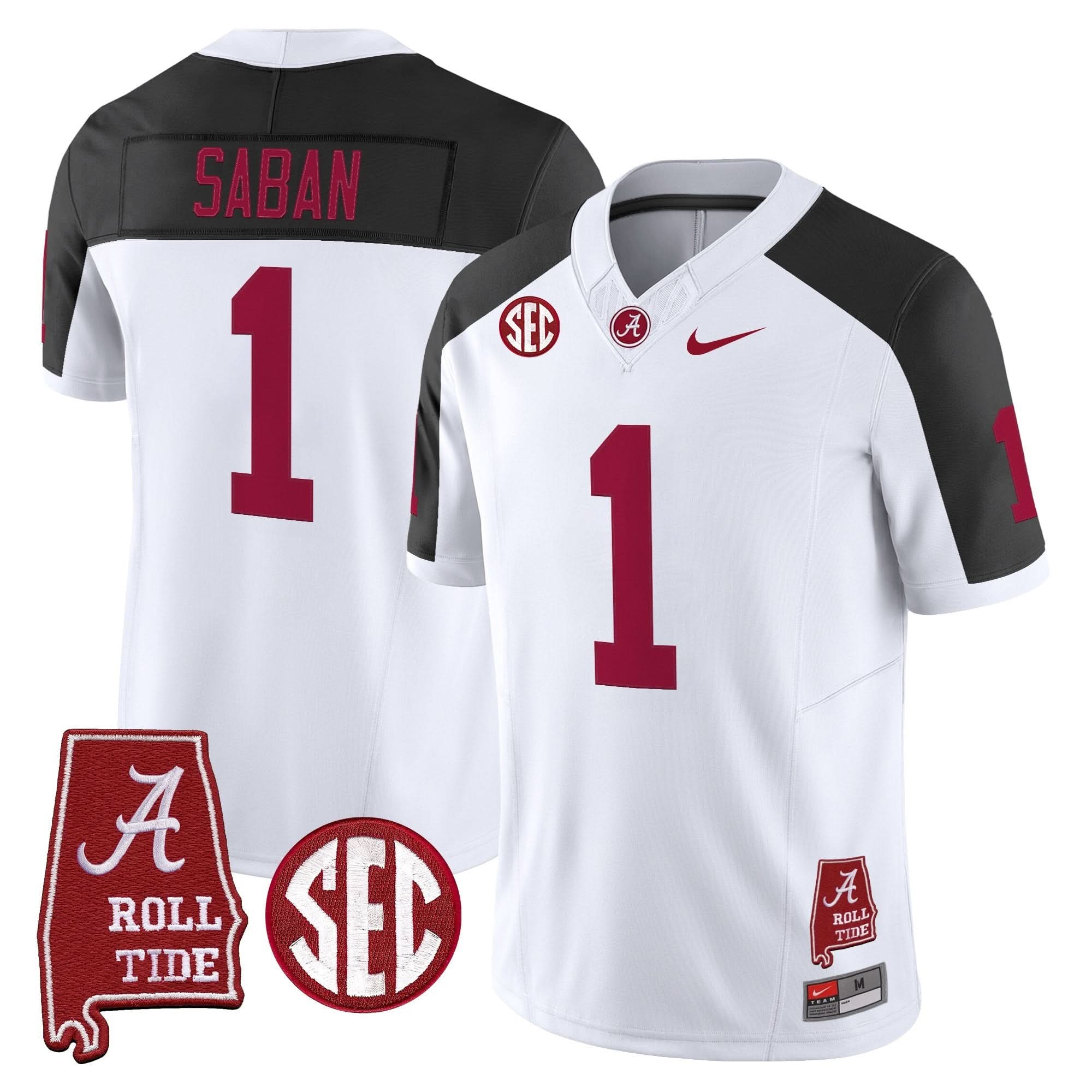 Alabama Crimson Tide Throwback Vapor Limited Jersey - Alabama Map - All Stitched 42 Alabama Crimson Tide Throwback Vapor Limited Jersey - Alabama Map - All Stitched - Image 42