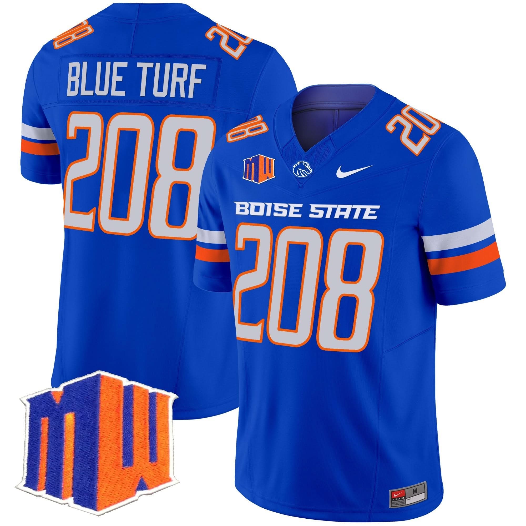 Boise State Broncos 2025 Vapor Limited Jersey - All Stitched 19 Boise State Broncos 2025 Vapor Limited Jersey - All Stitched - Image 19