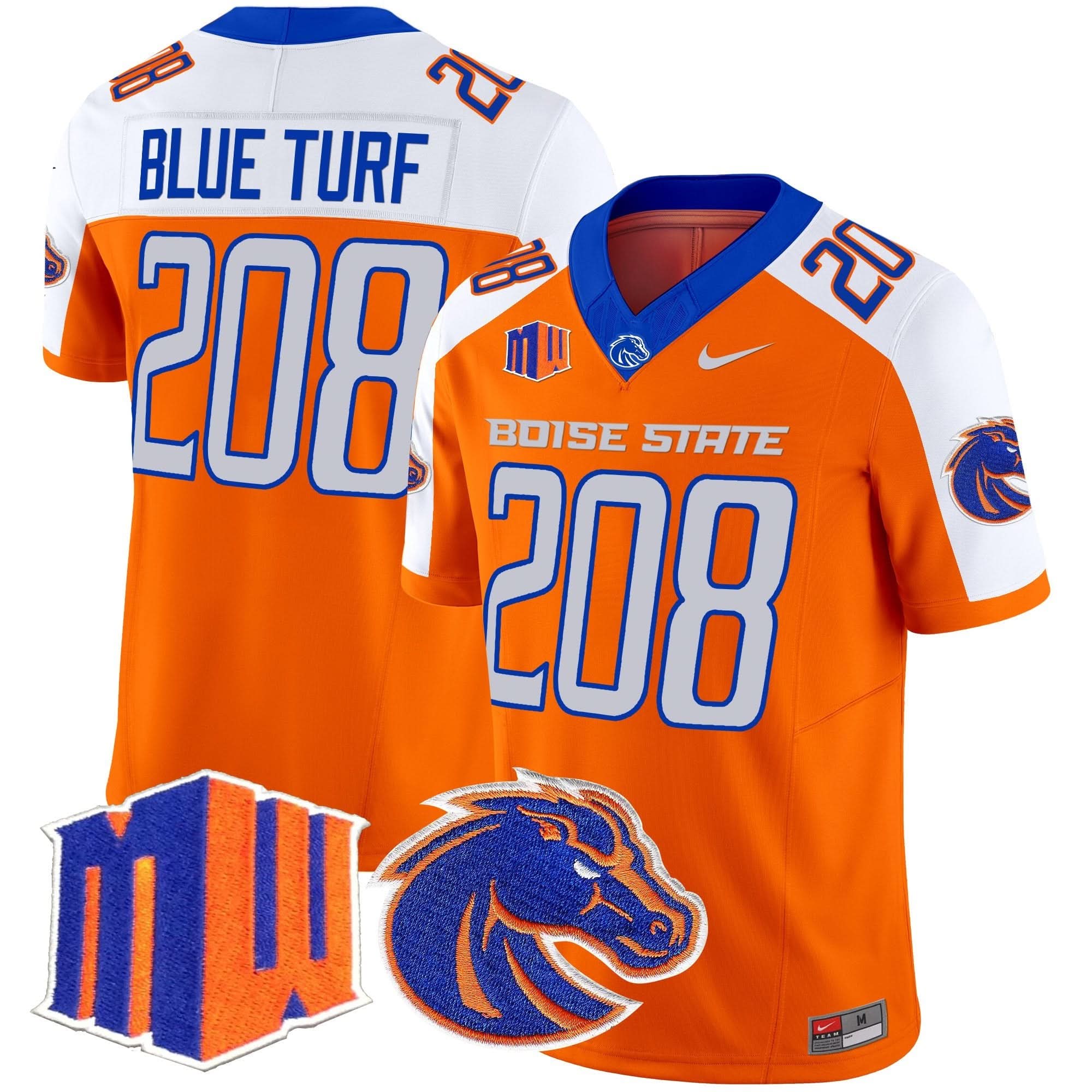 Boise State Broncos 2025 Vapor Limited Jersey - All Stitched 11 Boise State Broncos 2025 Vapor Limited Jersey - All Stitched - Image 11