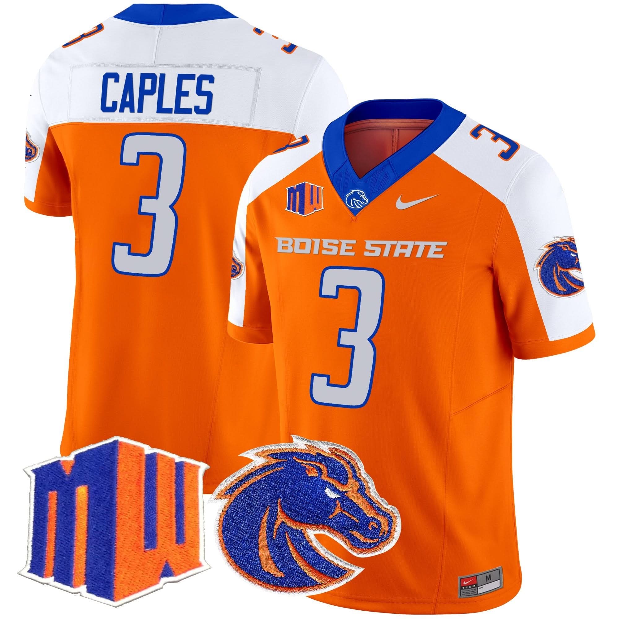 Boise State Broncos 2025 Vapor Limited Jersey - All Stitched 13 Boise State Broncos 2025 Vapor Limited Jersey - All Stitched - Image 13
