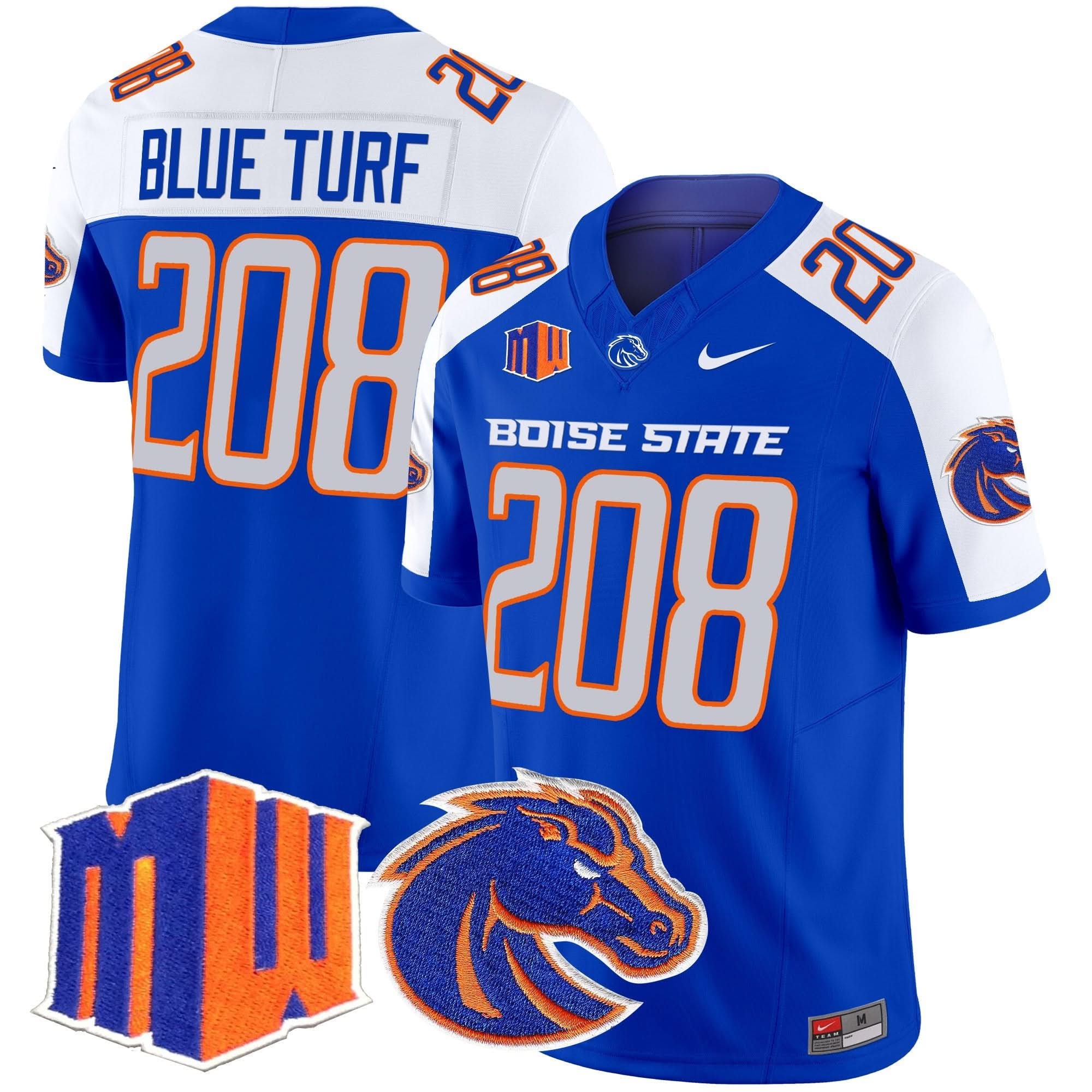 Boise State Broncos 2025 Vapor Limited Jersey - All Stitched 21 Boise State Broncos 2025 Vapor Limited Jersey - All Stitched - Image 21