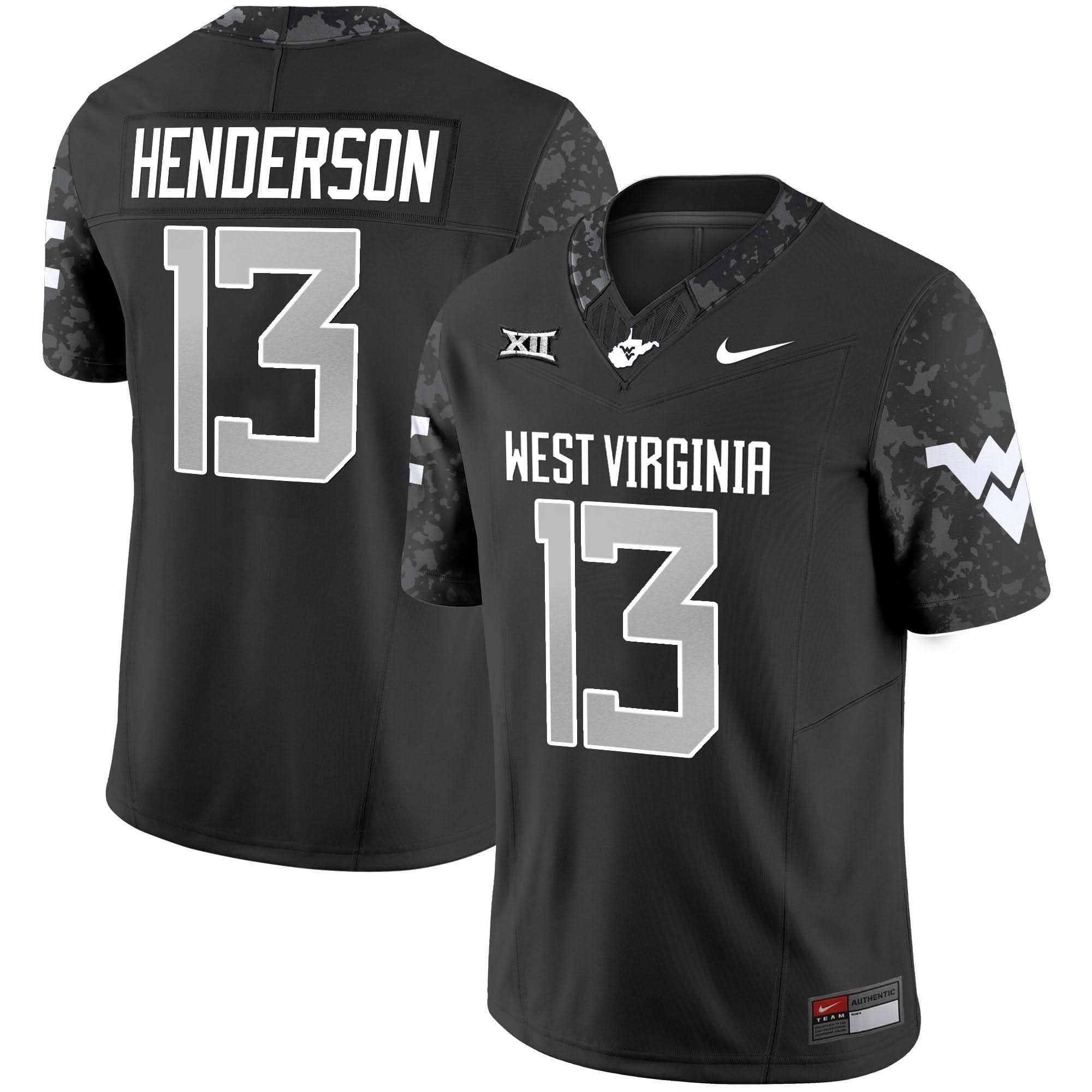 West Virginia Mountaineers 2025 Coal Rush Vapor Limited Jersey - All Stitched 10 West Virginia Mountaineers 2025 Coal Rush Vapor Limited Jersey - All Stitched - Image 10