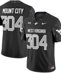 West Virginia Mountaineers 2025 Coal Rush Vapor Limited Jersey - All Stitched 24 17538420827097450f35