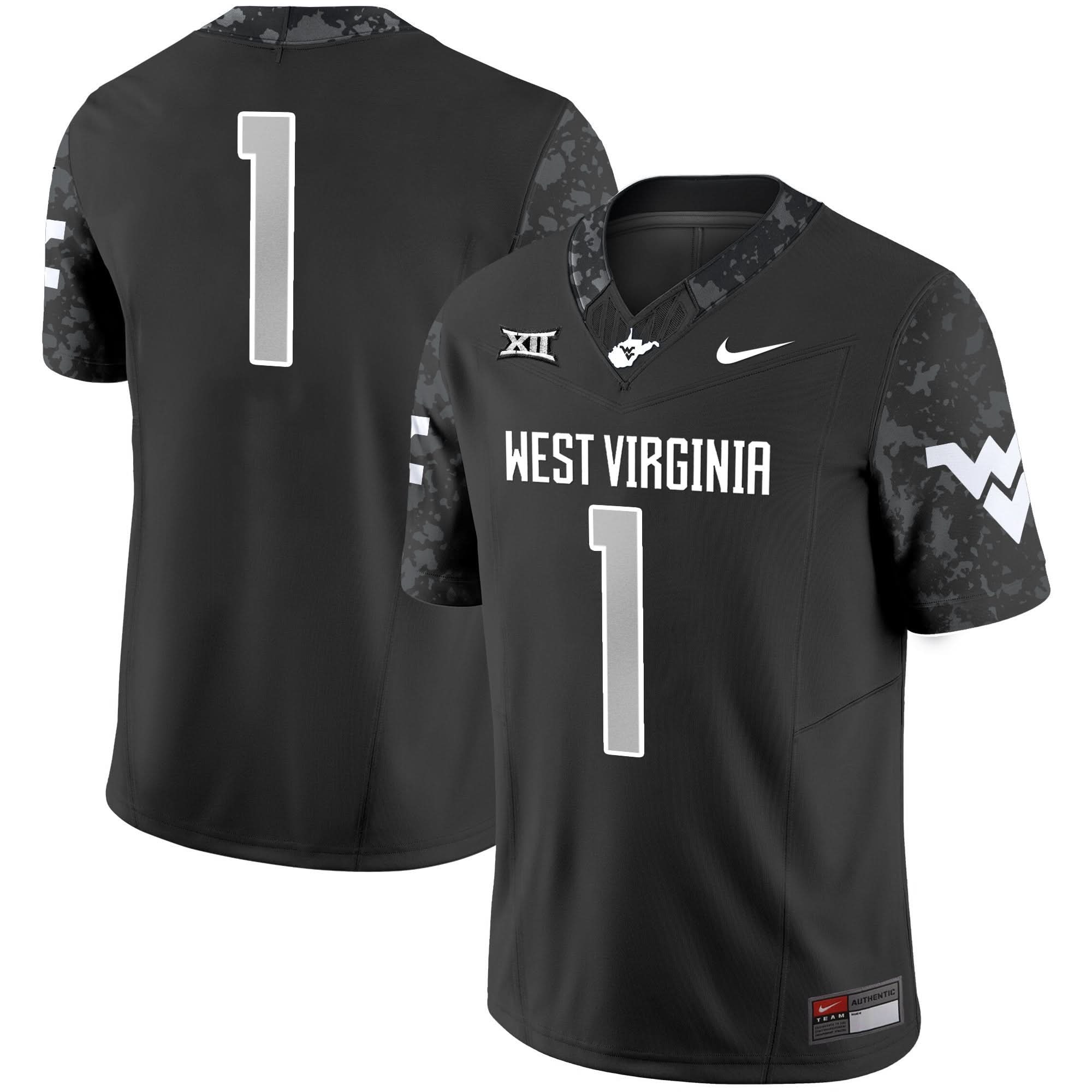 West Virginia Mountaineers 2025 Coal Rush Vapor Limited Jersey - All Stitched 15 West Virginia Mountaineers 2025 Coal Rush Vapor Limited Jersey - All Stitched - Image 15