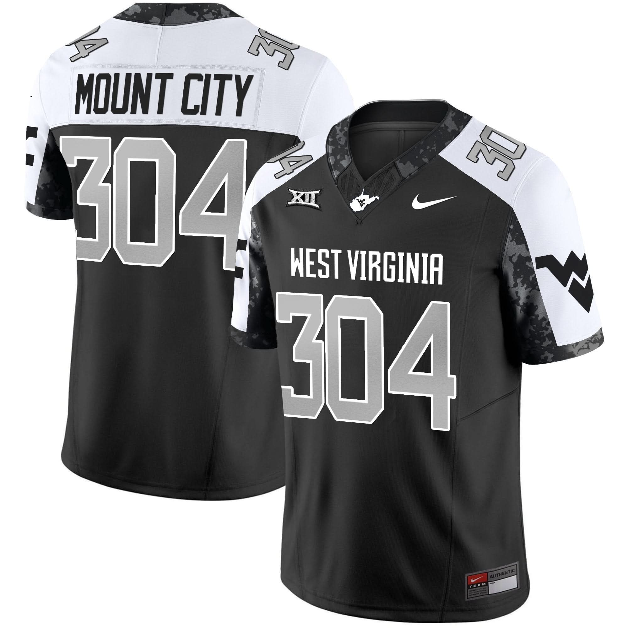 West Virginia Mountaineers 2025 Coal Rush Vapor Limited Jersey - All Stitched 2 West Virginia Mountaineers 2025 Coal Rush Vapor Limited Jersey - All Stitched - Image 2