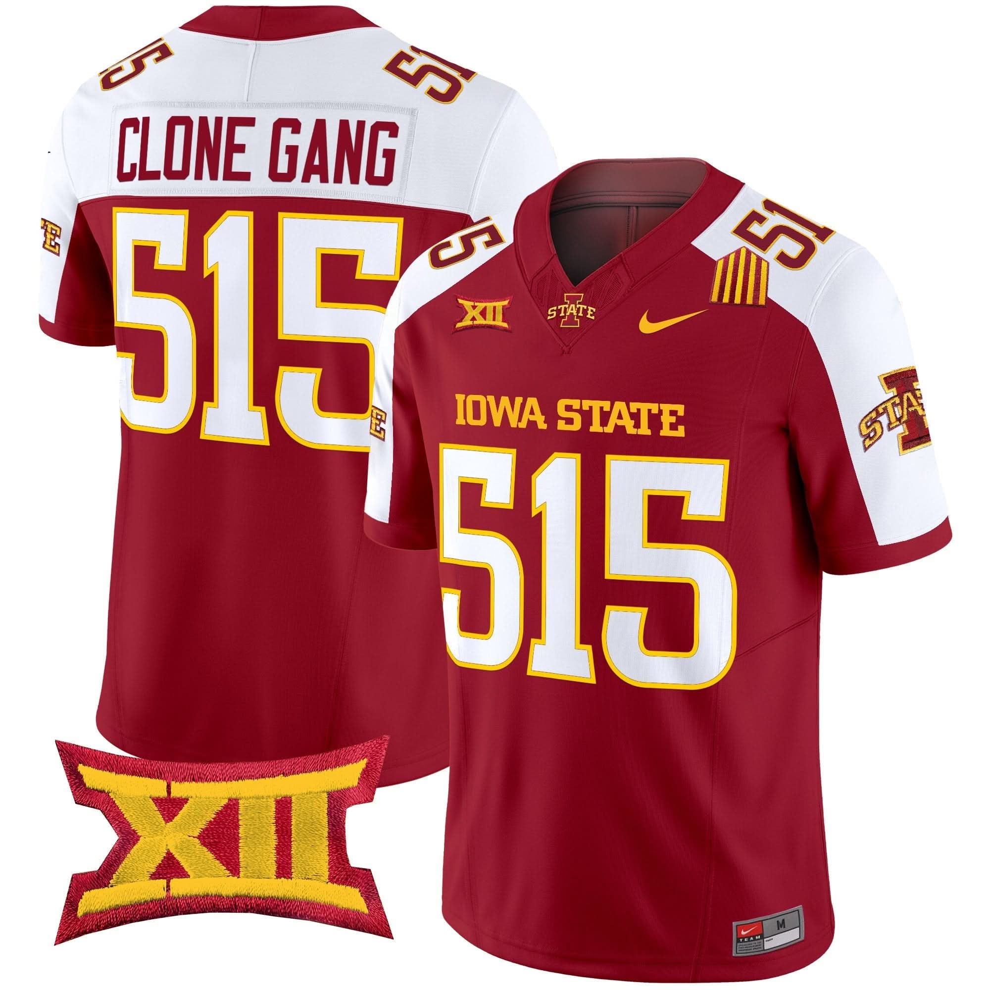 Iowa State Cyclones 2025 Vapor Limited Jersey - All Stitched 12 Iowa State Cyclones 2025 Vapor Limited Jersey - All Stitched - Image 12