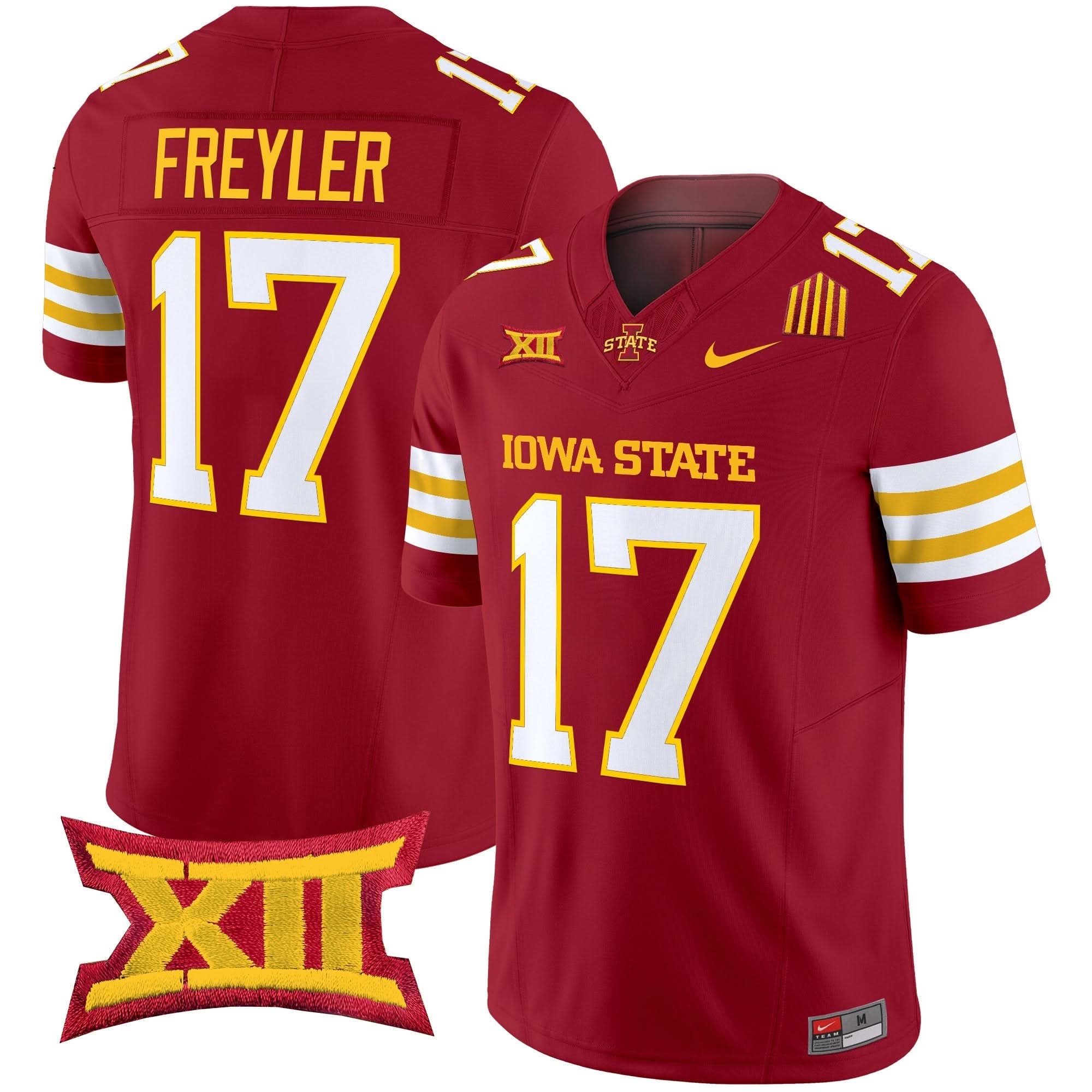 Iowa State Cyclones 2025 Vapor Limited Jersey - All Stitched 19 Iowa State Cyclones 2025 Vapor Limited Jersey - All Stitched - Image 19