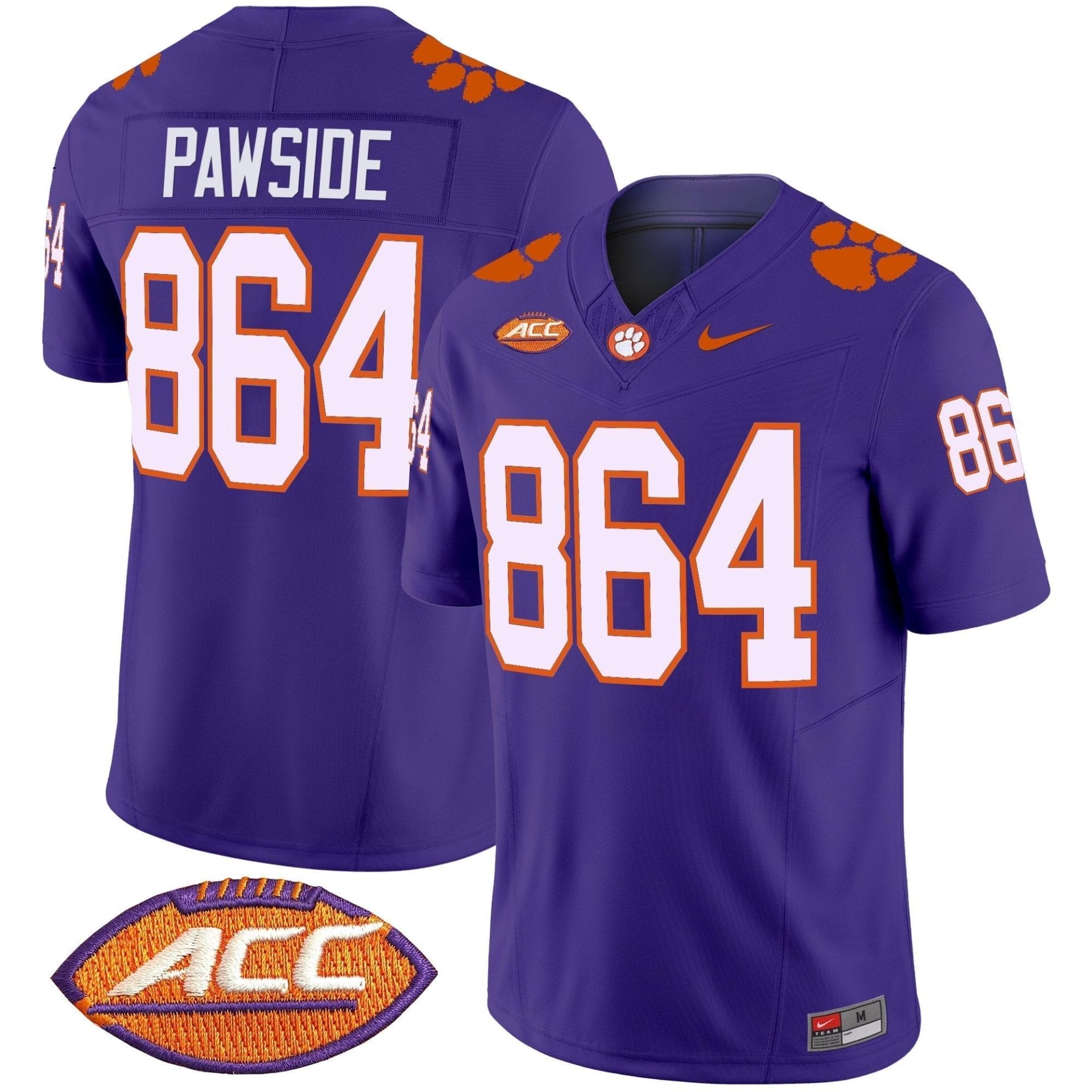 Clemson Tigers 2025 Vapor Limited Jersey - All Stitched 25 Clemson Tigers 2025 Vapor Limited Jersey - All Stitched - Image 25