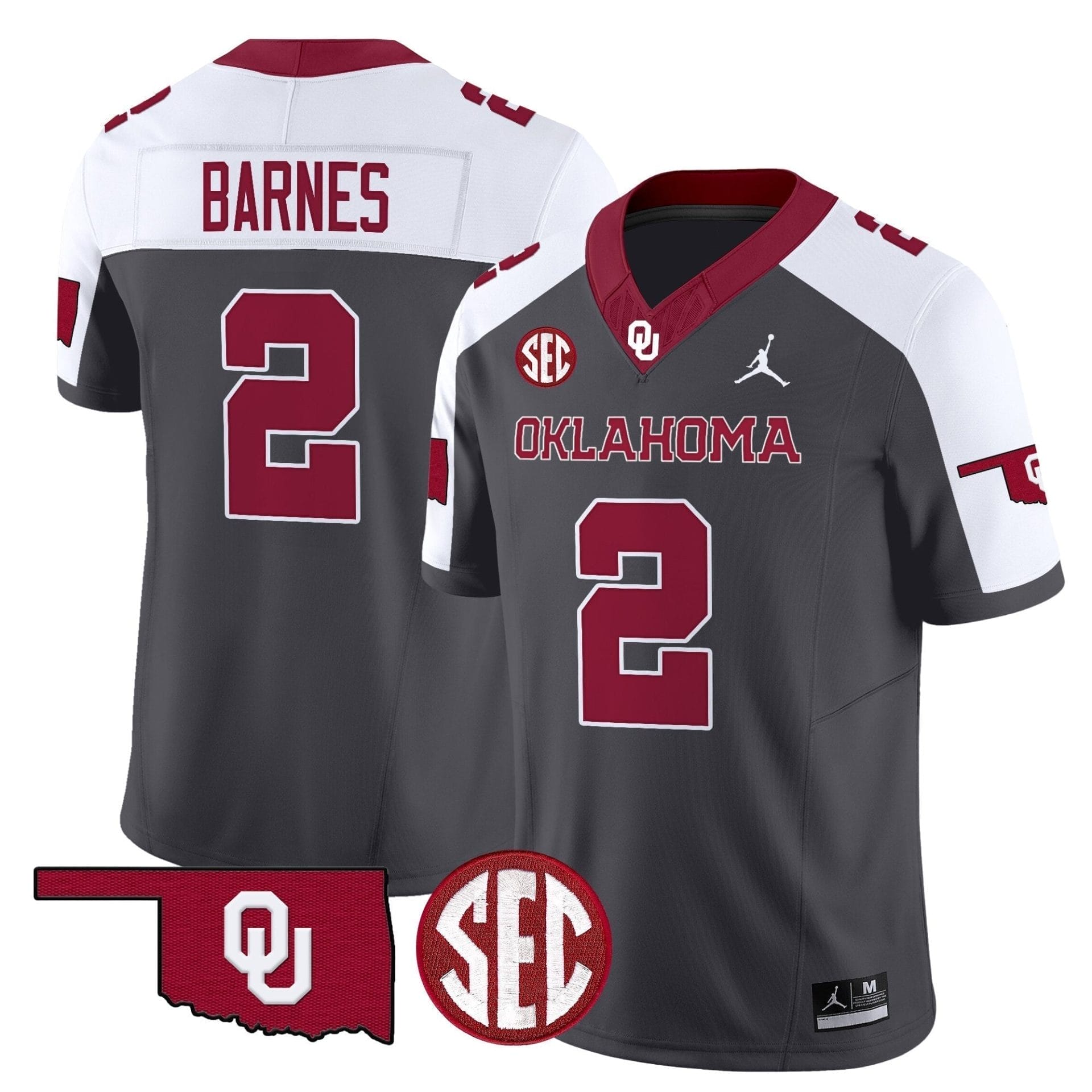 Oklahoma Sooners 2025 Vapor Limited Jersey - All Stitched 35 Oklahoma Sooners 2025 Vapor Limited Jersey - All Stitched - Image 35