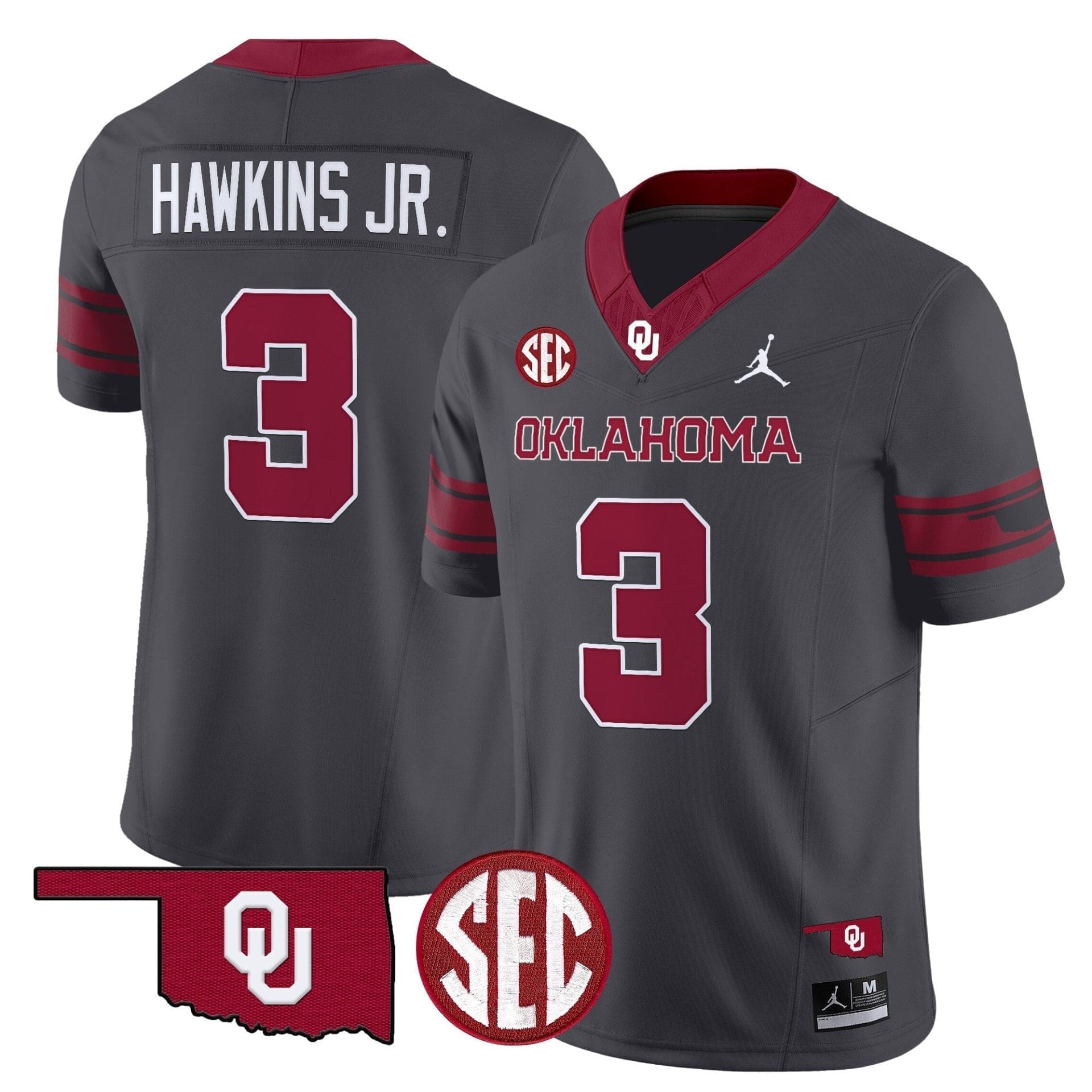 Oklahoma Sooners 2025 Vapor Limited Jersey - All Stitched 28 Oklahoma Sooners 2025 Vapor Limited Jersey - All Stitched - Image 28