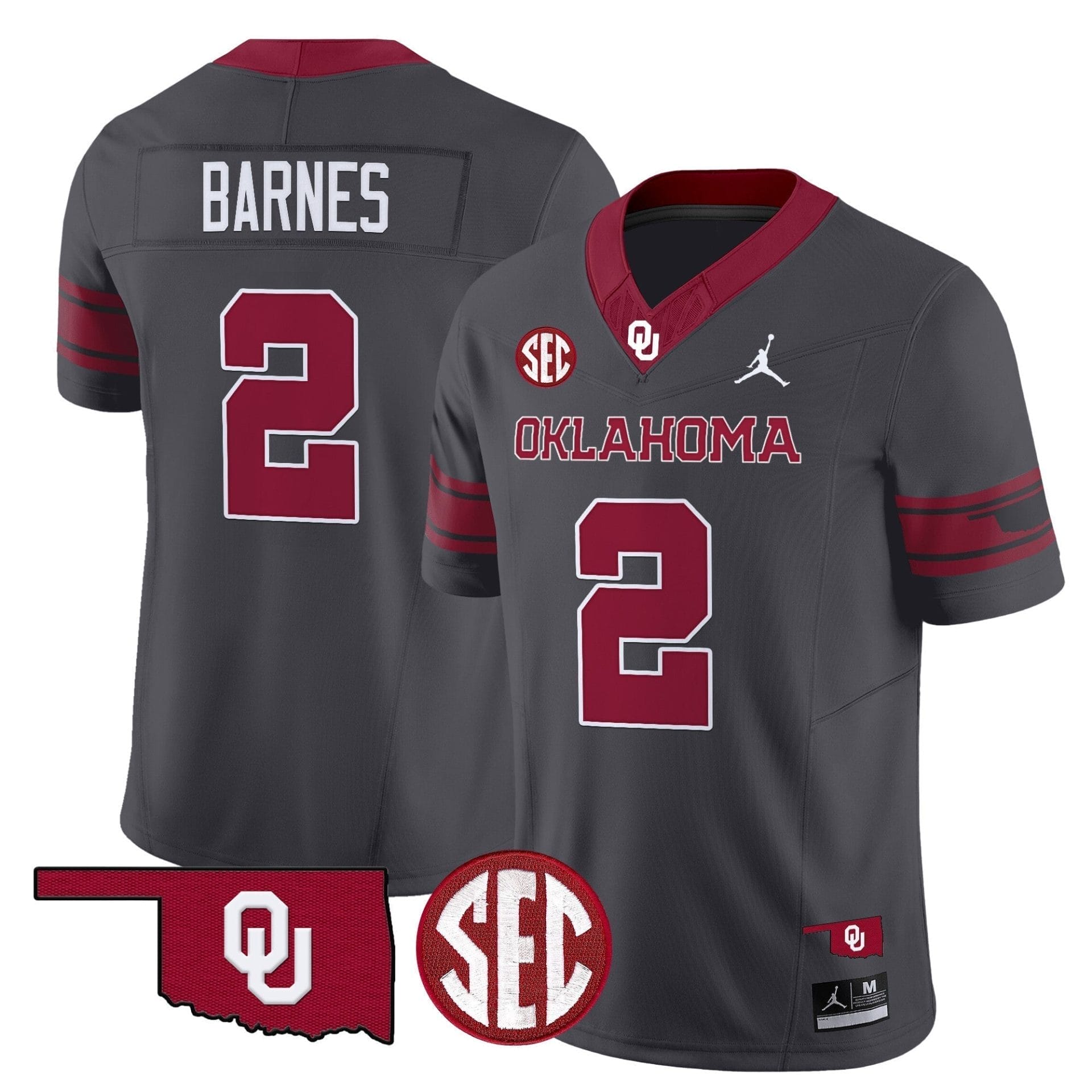 Oklahoma Sooners 2025 Vapor Limited Jersey - All Stitched 40 Oklahoma Sooners 2025 Vapor Limited Jersey - All Stitched - Image 40