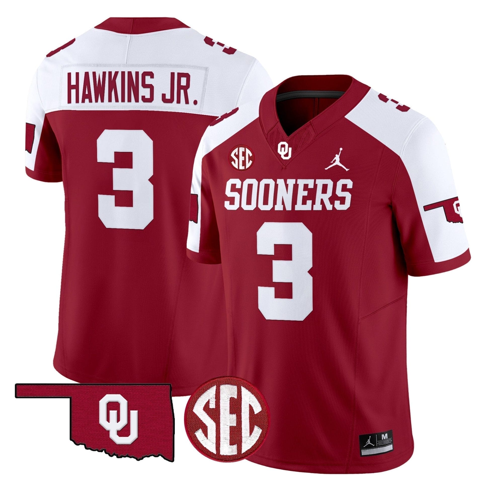 Oklahoma Sooners 2025 Vapor Limited Jersey - All Stitched 23 Oklahoma Sooners 2025 Vapor Limited Jersey - All Stitched - Image 23