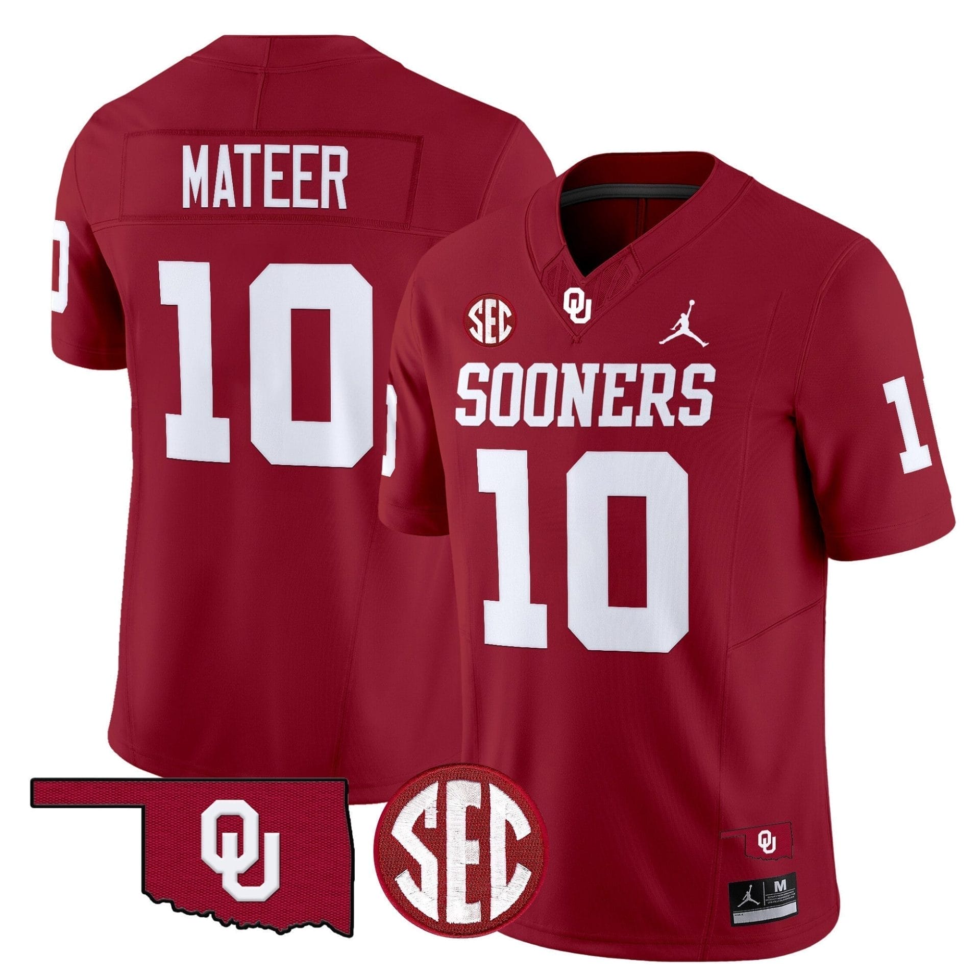 Oklahoma Sooners 2025 Vapor Limited Jersey - All Stitched 2 Oklahoma Sooners 2025 Vapor Limited Jersey - All Stitched - Image 2