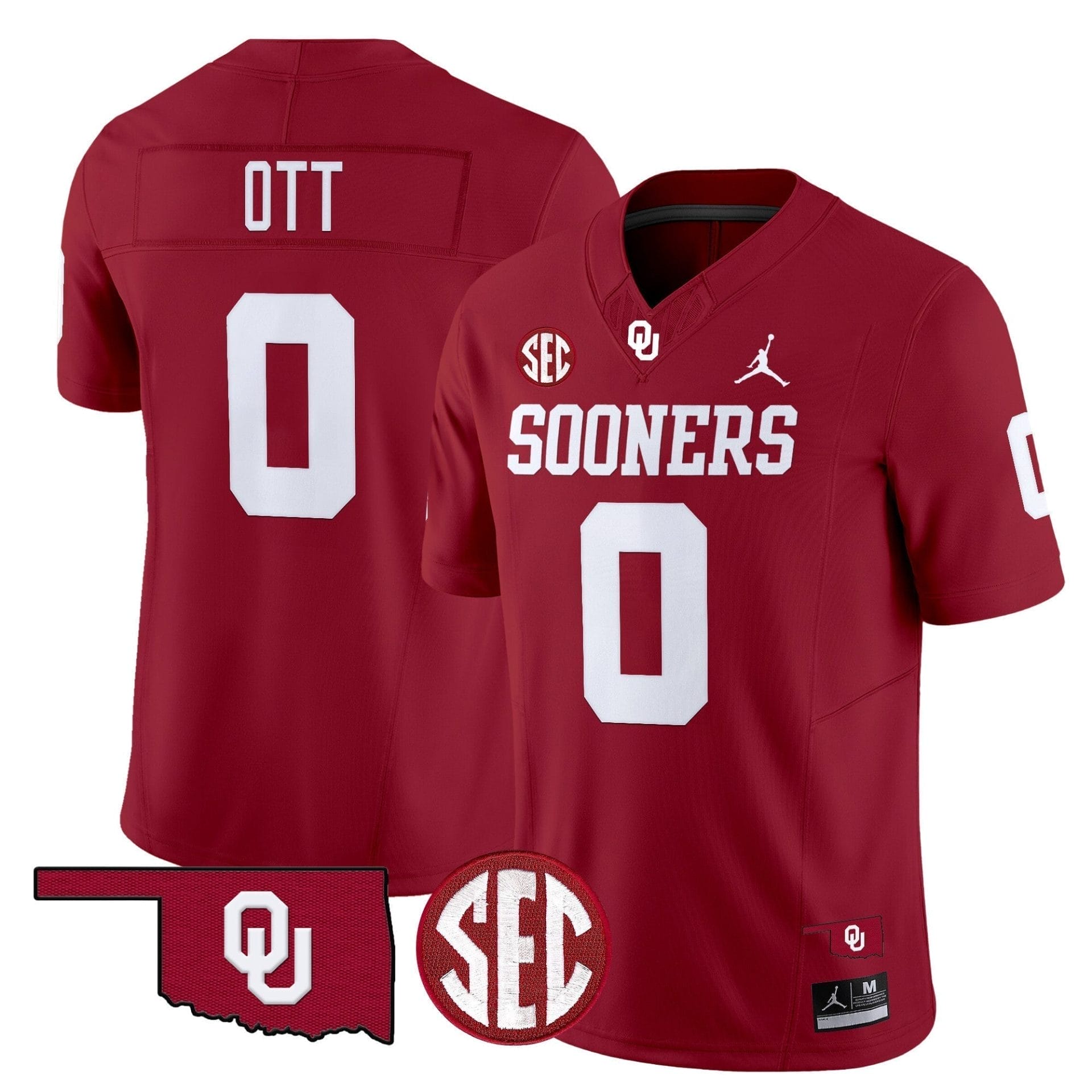 Oklahoma Sooners 2025 Vapor Limited Jersey - All Stitched 6 Oklahoma Sooners 2025 Vapor Limited Jersey - All Stitched - Image 6