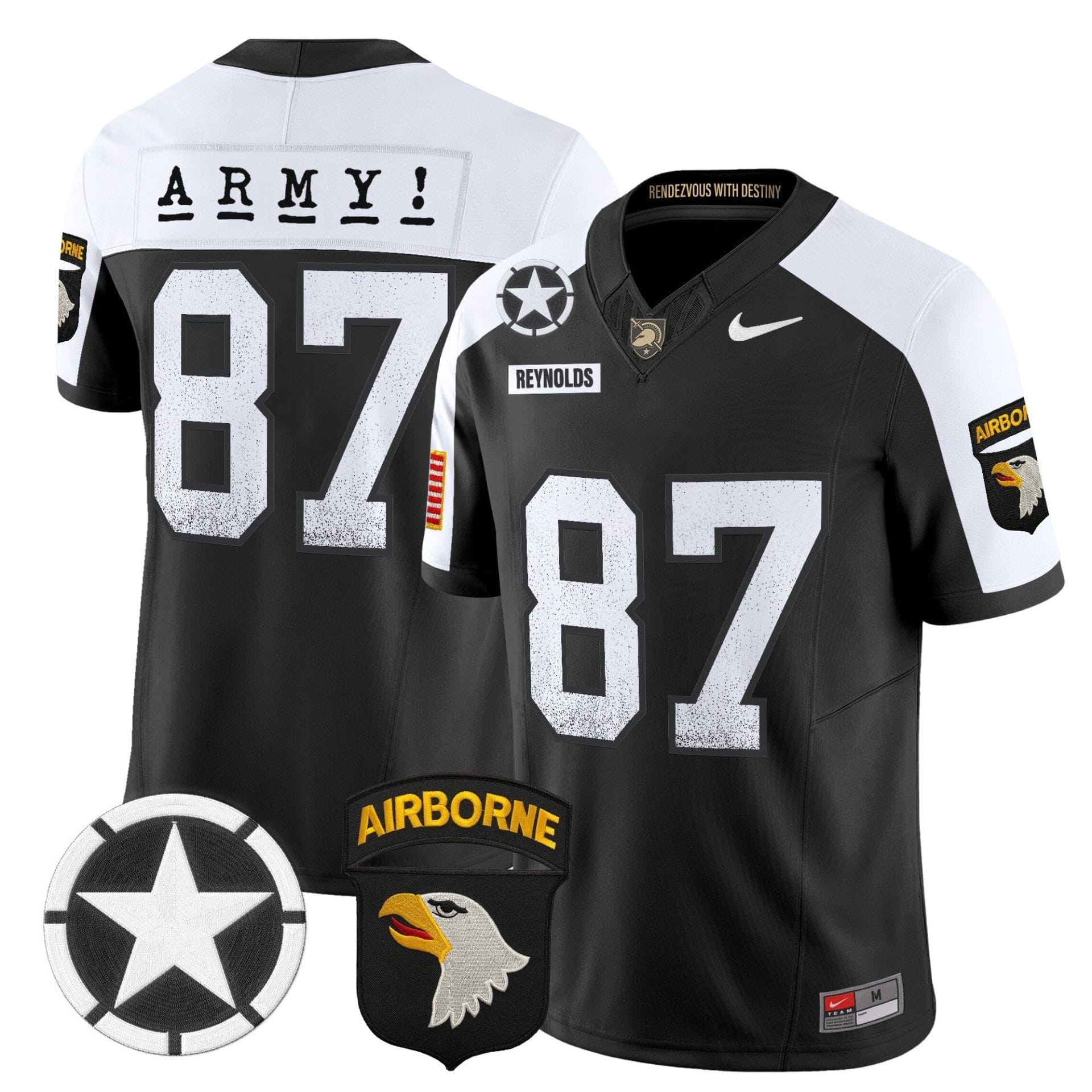 Army Black Knights 2025 Screaming Eagles Vapor Limited Jersey - All Stitched 8 Army Black Knights 2025 Screaming Eagles Vapor Limited Jersey - All Stitched - Image 8