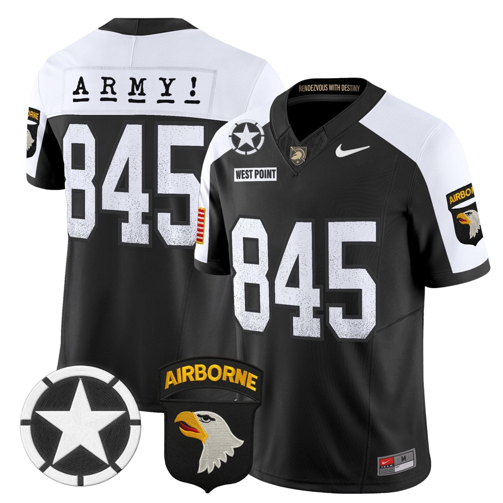Army Black Knights 2025 Screaming Eagles Vapor Limited Jersey - All Stitched 34 Army Black Knights 2025 Screaming Eagles Vapor Limited Jersey - All Stitched - Image 34