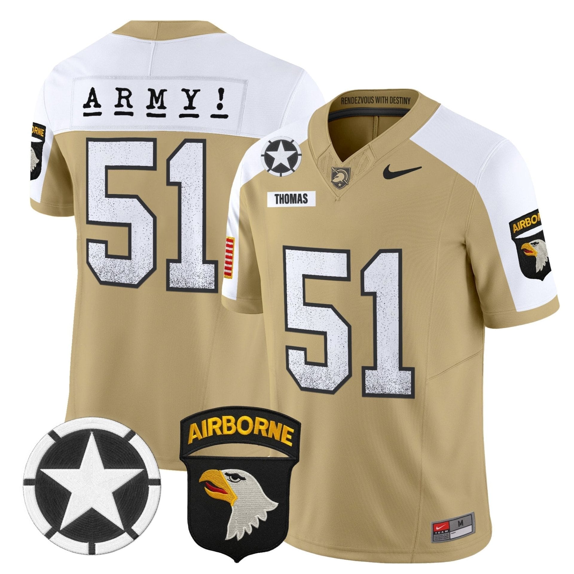 Army Black Knights 2025 Screaming Eagles Vapor Limited Jersey - All Stitched 38 Army Black Knights 2025 Screaming Eagles Vapor Limited Jersey - All Stitched - Image 38