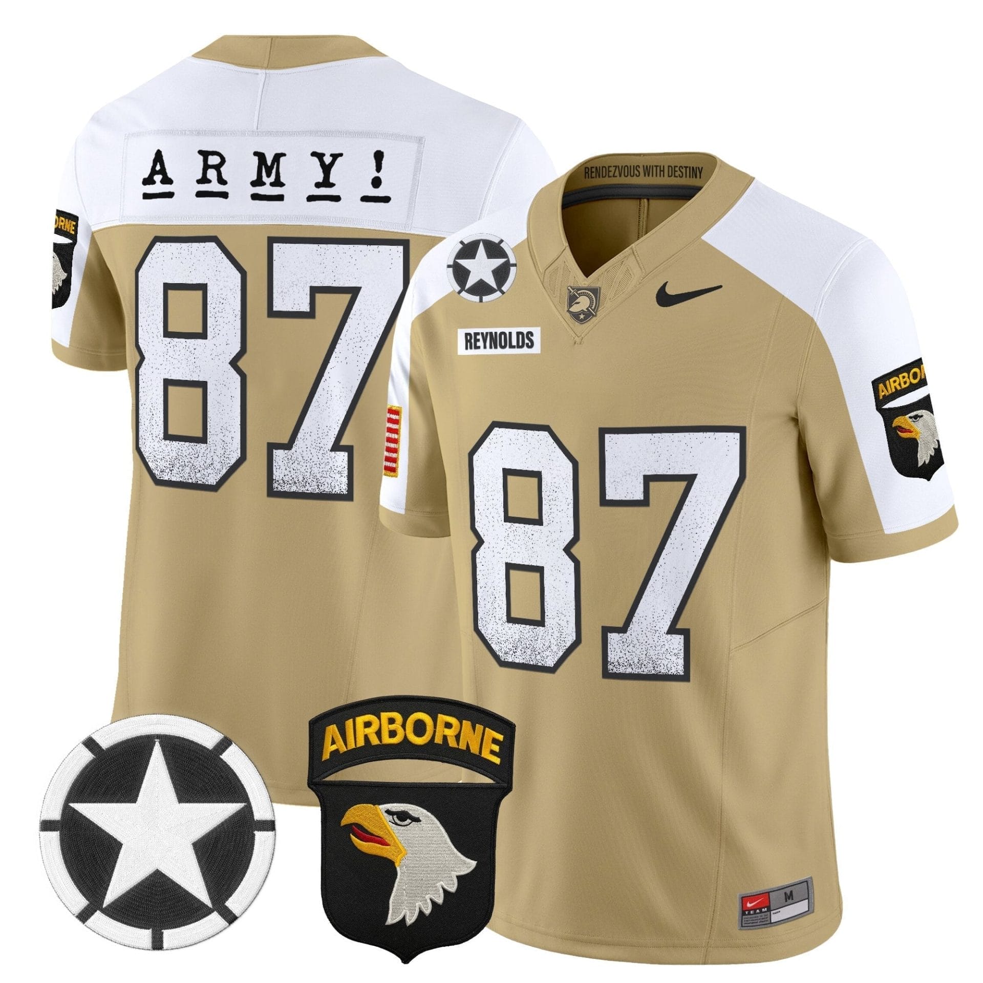 Army Black Knights 2025 Screaming Eagles Vapor Limited Jersey - All Stitched 28 Army Black Knights 2025 Screaming Eagles Vapor Limited Jersey - All Stitched - Image 28