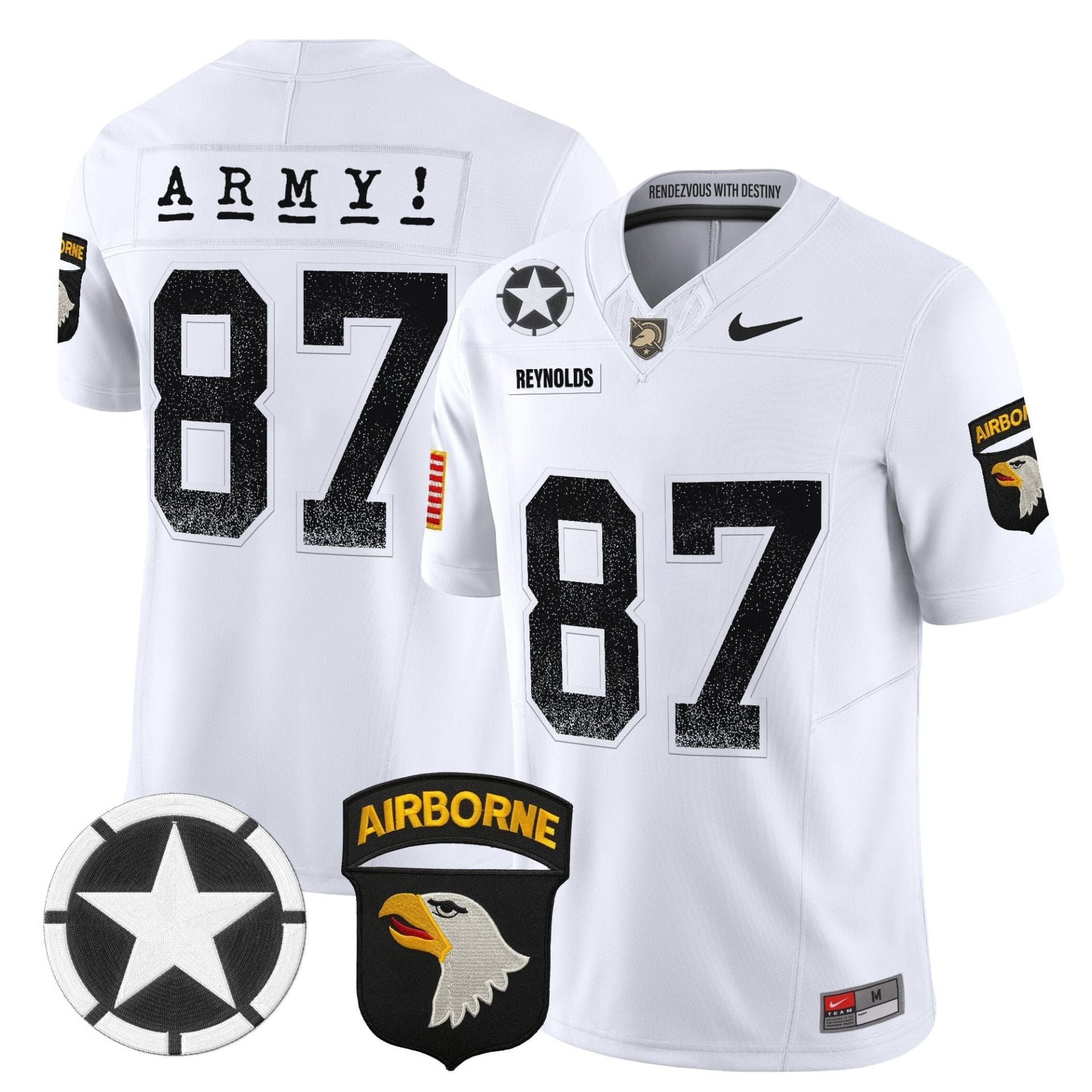 Army Black Knights 2025 Screaming Eagles Vapor Limited Jersey - All Stitched 9 Army Black Knights 2025 Screaming Eagles Vapor Limited Jersey - All Stitched - Image 9