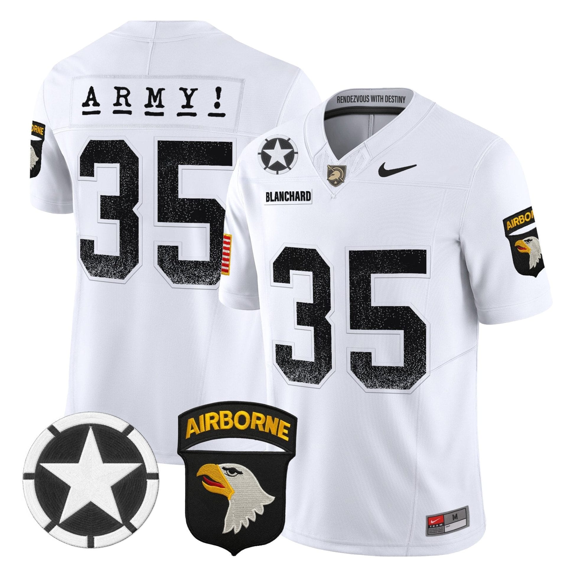 Army Black Knights 2025 Screaming Eagles Vapor Limited Jersey - All Stitched 11 Army Black Knights 2025 Screaming Eagles Vapor Limited Jersey - All Stitched - Image 11