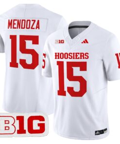 Alternative view of Indiana Hoosiers 2025 Vapor Limited Jersey - All Stitched