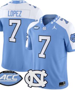 North Carolina Tar Heels 2025 Vapor Limited Jersey - All Stitched 52 1754878150980