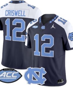 North Carolina Tar Heels 2025 Vapor Limited Jersey - All Stitched 48 1754878156981