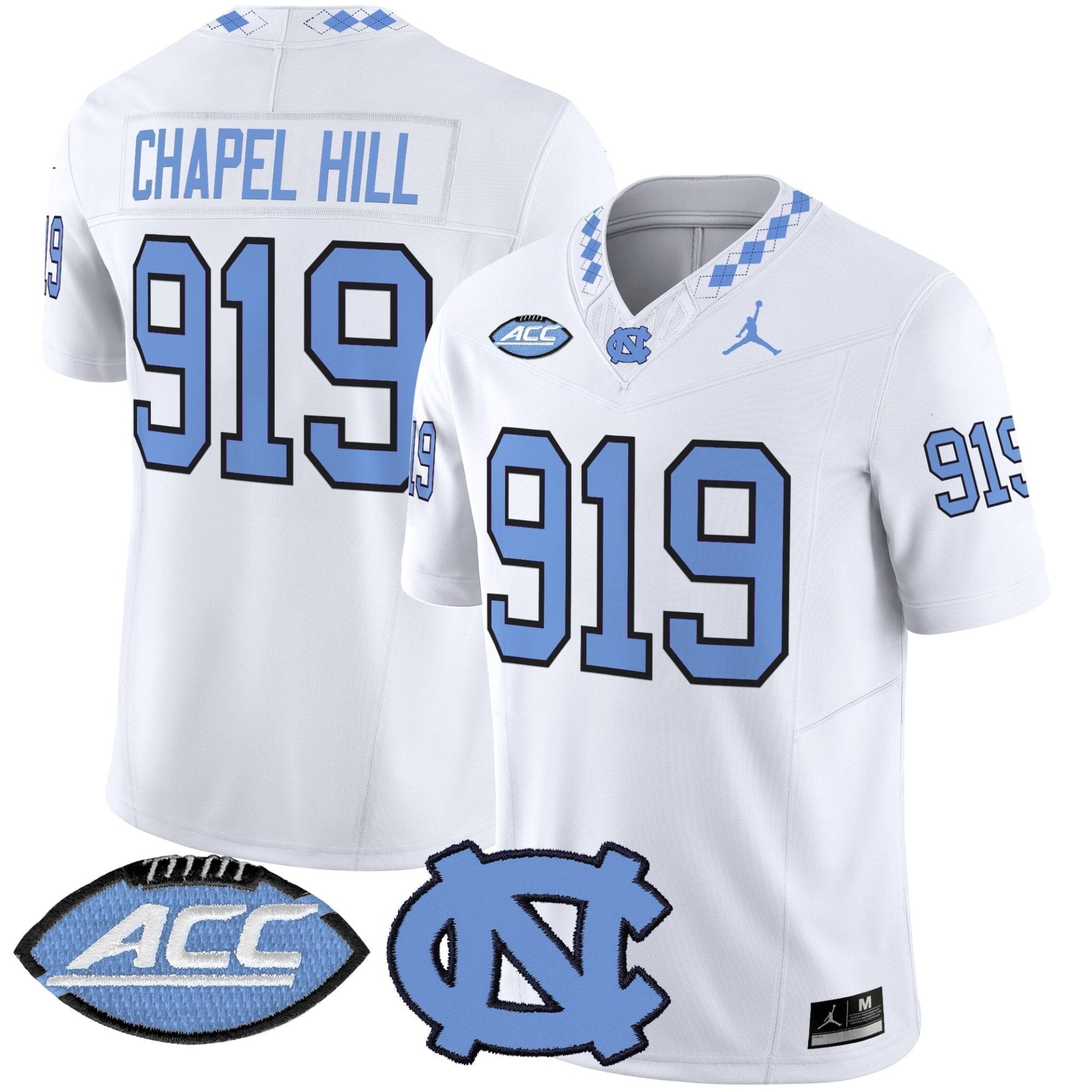 North Carolina Tar Heels 2025 Vapor Limited Jersey - All Stitched 19 North Carolina Tar Heels 2025 Vapor Limited Jersey - All Stitched - Image 19