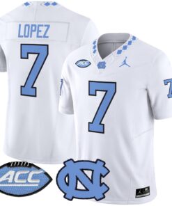 North Carolina Tar Heels 2025 Vapor Limited Jersey - All Stitched 64 1754878161554