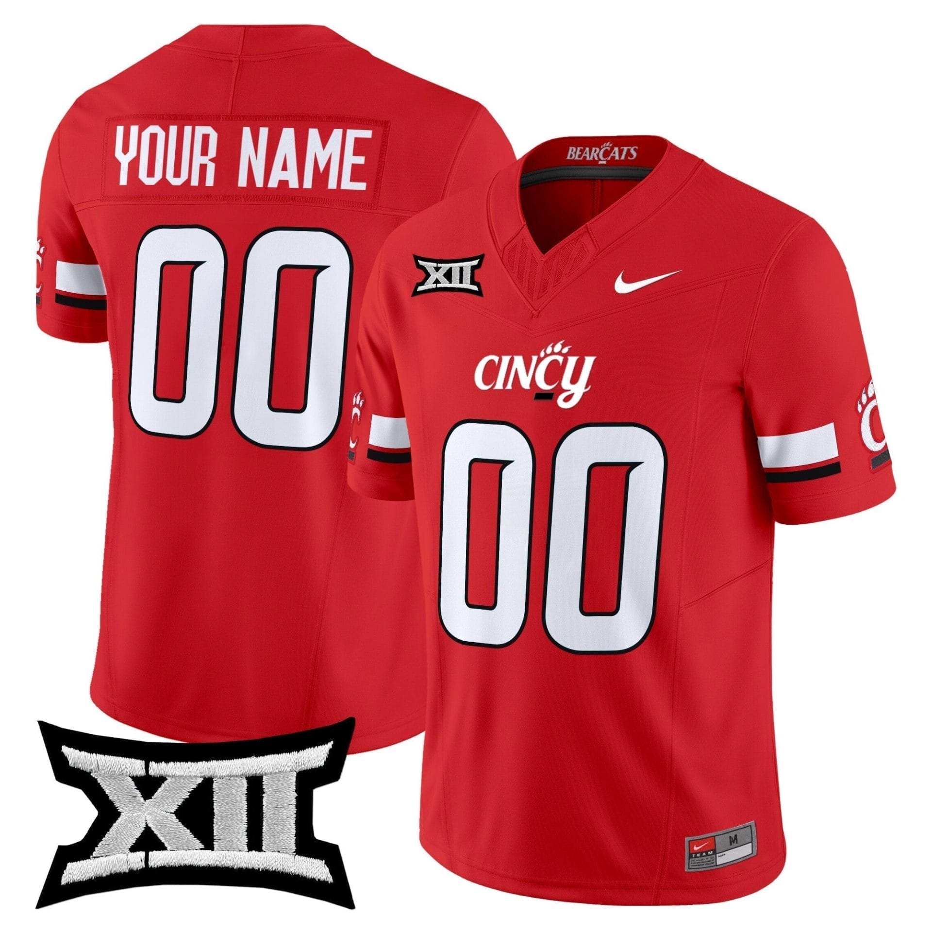 Custom Cincinnati Bearcats Jersey Name, Number 2025 Vapor Limited All Stitched 3 Custom Cincinnati Bearcats Jersey Name, Number 2025 Vapor Limited All Stitched - Image 3